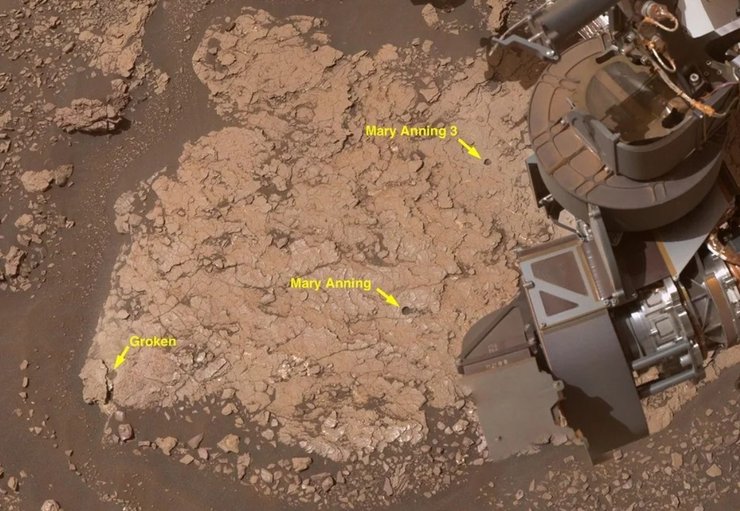 Марс органічні речовини