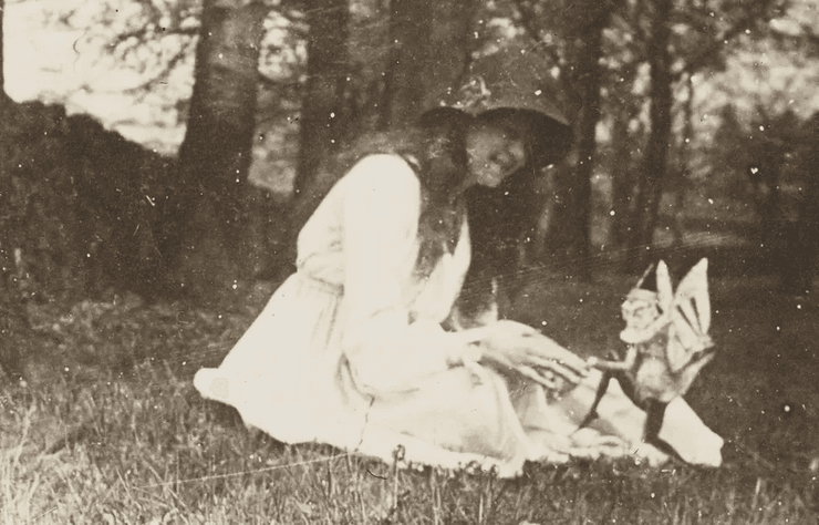 Фото с феями, Феи из Коттингли, девочки с феями, всемирная сенсация, Конан Дойл, заставили поверить в фей,