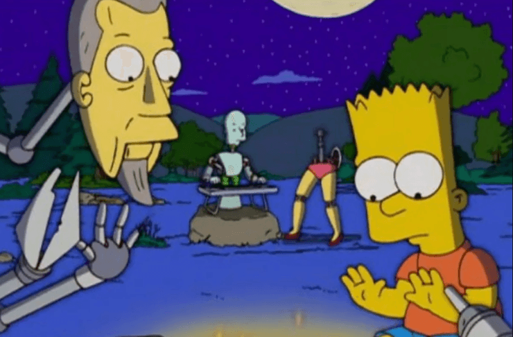 Искусственный интеллект неоднократно появлялся в мультсериале Симпсоны