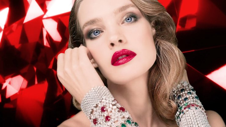 Наталья Водянова, помада