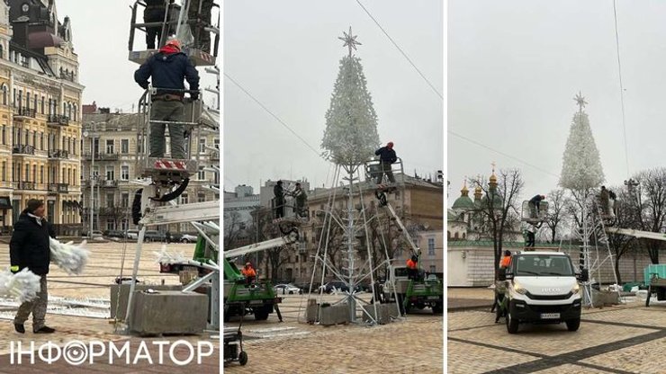 Главная елка, рождественская елка, новогодняя елка, елка в Киеве, елка на Софийской площади, елка на Софиевской площади, елка София, елка в центре Киева, киевская елка