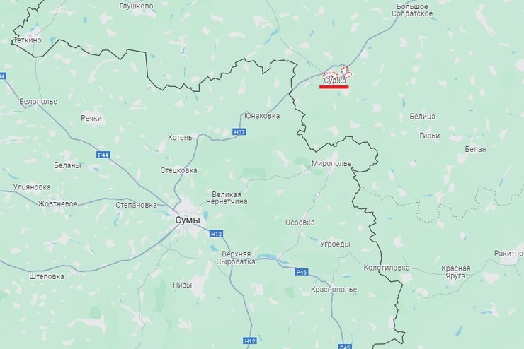 Суджа, карта, фото