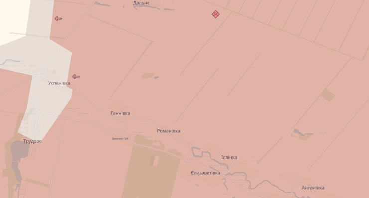 Ганнивка на карте