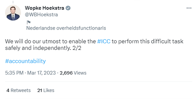 нідерланди, хукстра, арешт путіна