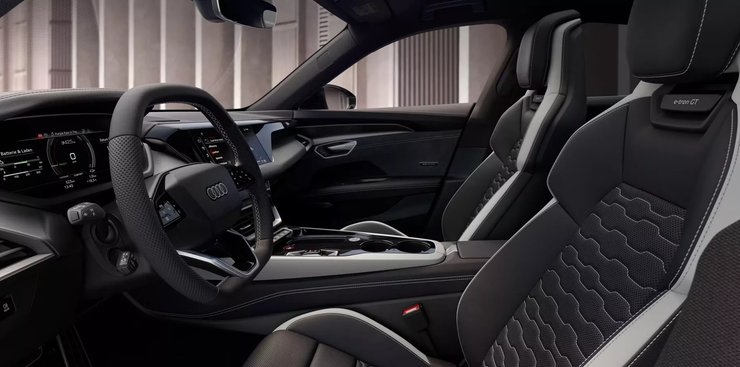 Салон Audi e-tron, новий Audi e-tron, Audi e-tron GT quattro, електромобіль Audi e-tron