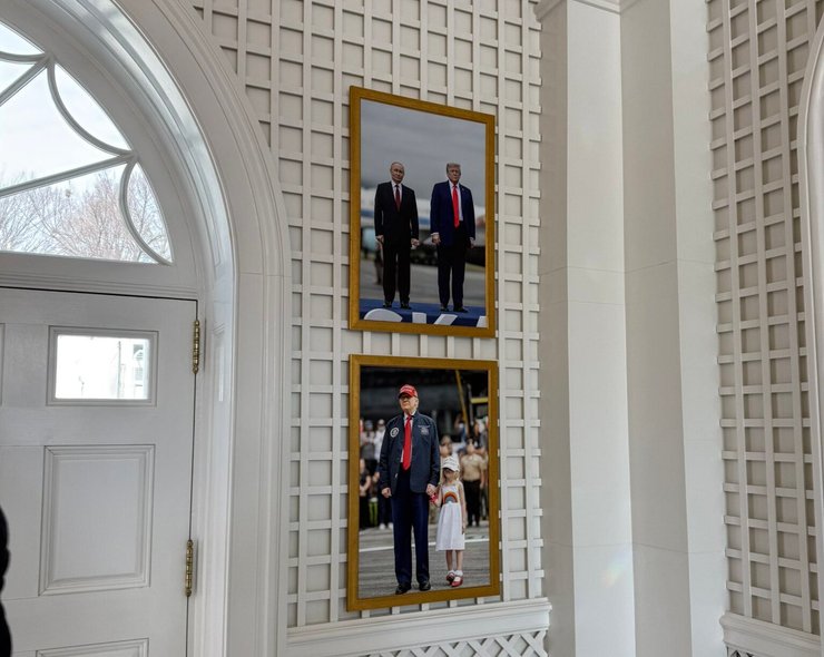 фото путина и трампа в белом доме