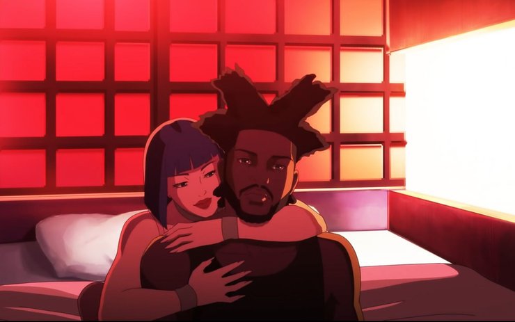 фото, кадр из клипа Snowchild The Weeknd    