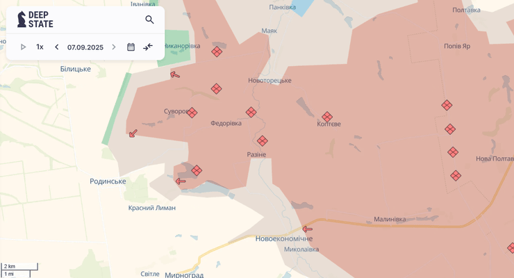 Разіне карта