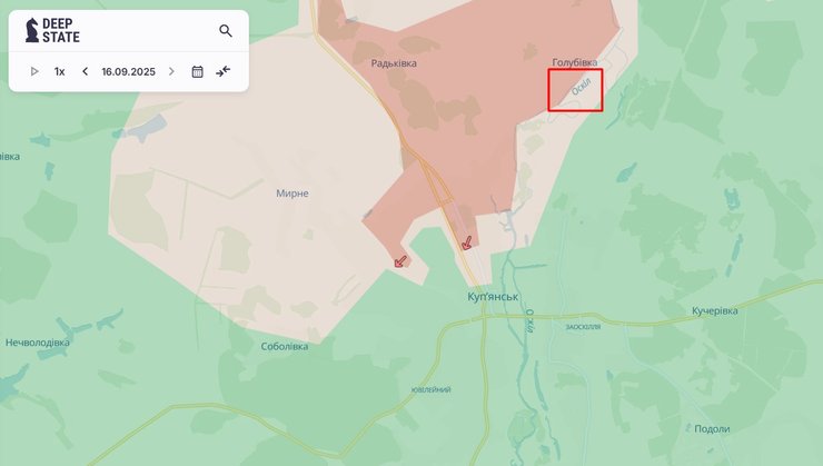 ВС РФ продвинулись возле Голубовки под Купянском 17 сентября