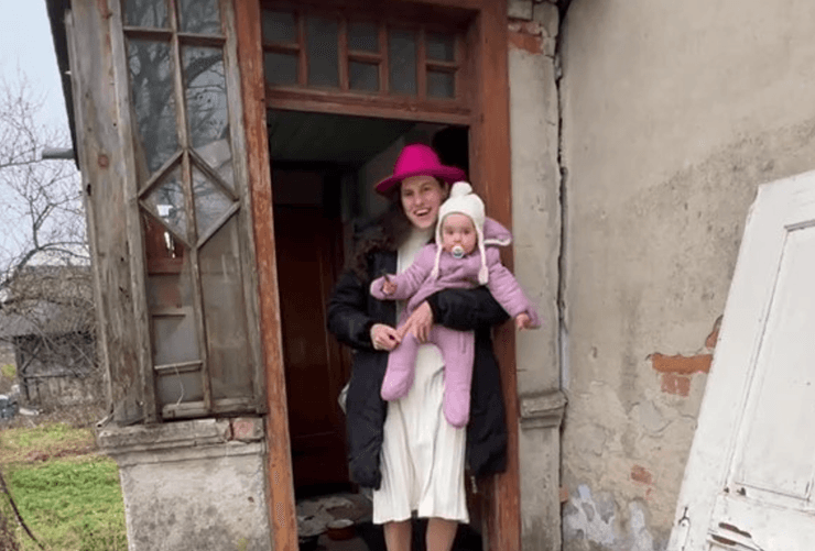 Украинка живет в деревне