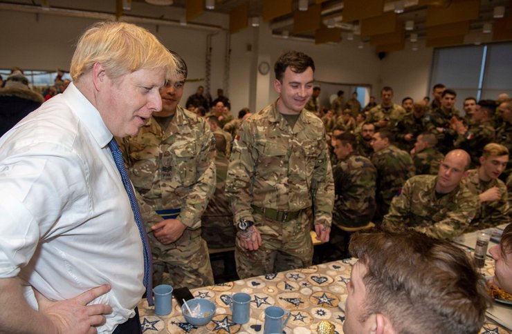 Борис Джонсон, британские военные