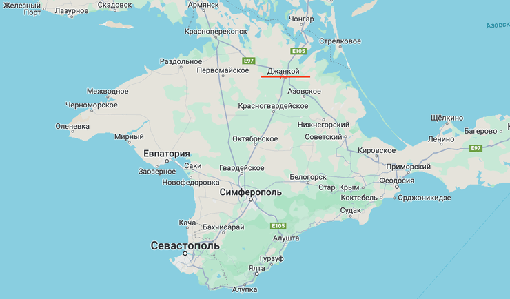 Карта, Джанкой, Крым