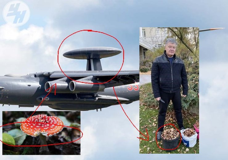 А-50У, Азовське море, ЗС РФ, втрата літака РФ, мем