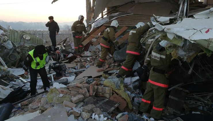 казахстан, самолет, мчс, спасатели