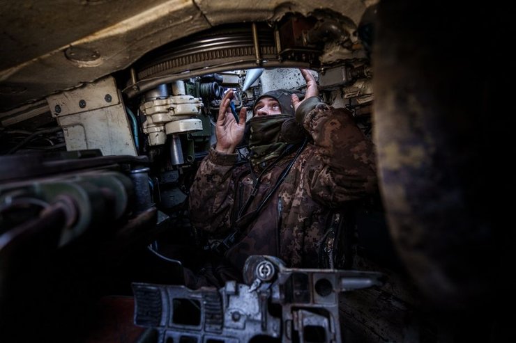 танкист всу, наступление вс рф