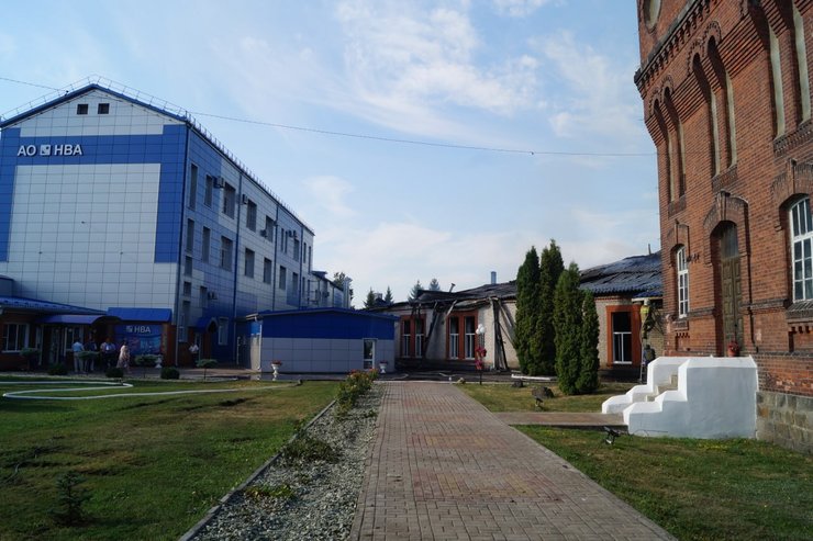 курская область, завод, пожар