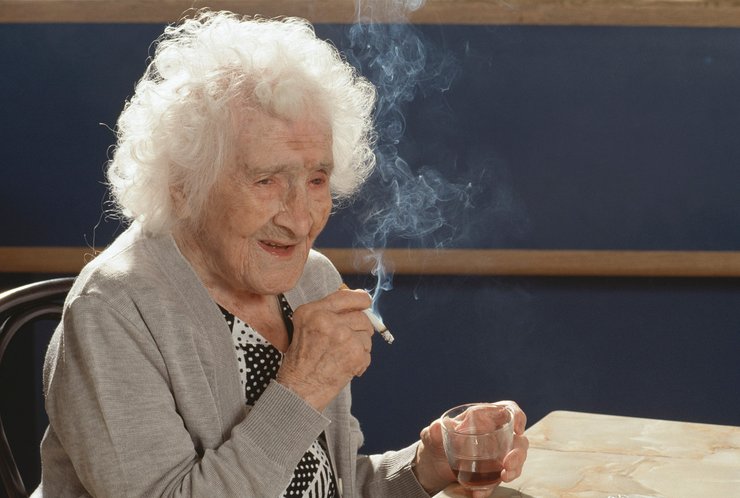 Француженка Жанна Кальман — старейшая из людей, когда-либо живших на Земле