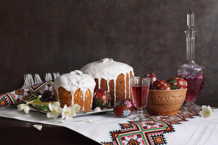 пасха, пасхальный стол, пасхальное угощение 2024