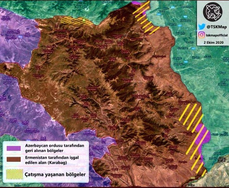 Нагорный Карабах, Армения, Азербайджан