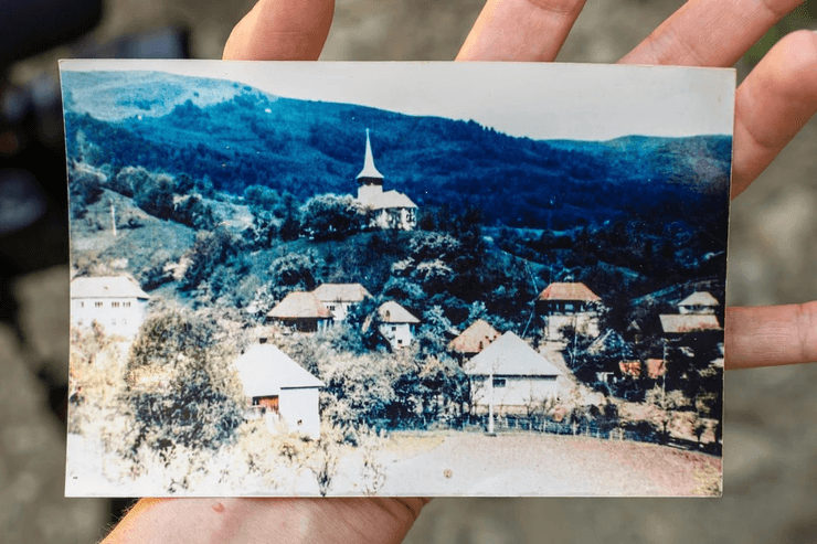 село привид румунія