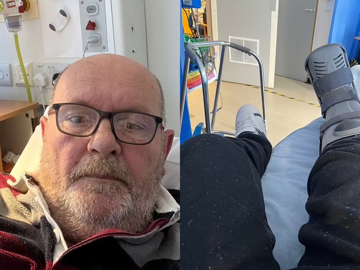 Мужчина, пенсионер, больница,