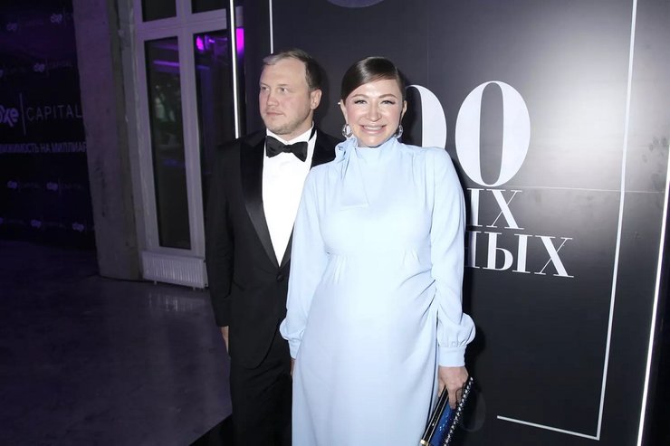 Елена Блиновская с мужем