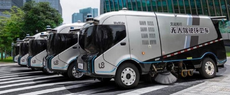 Беспилотник Robosweeper, беспилотные авто, беспилотный автомобиль, автопилот 4-го уровня, беспилотный грузовик