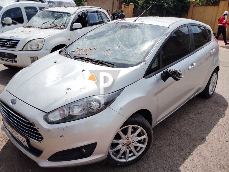 Последствия атаки "Шахедов" в Кривом Роге