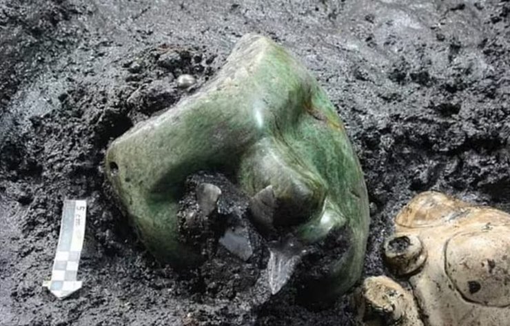 маска, пирамиды, Мексика