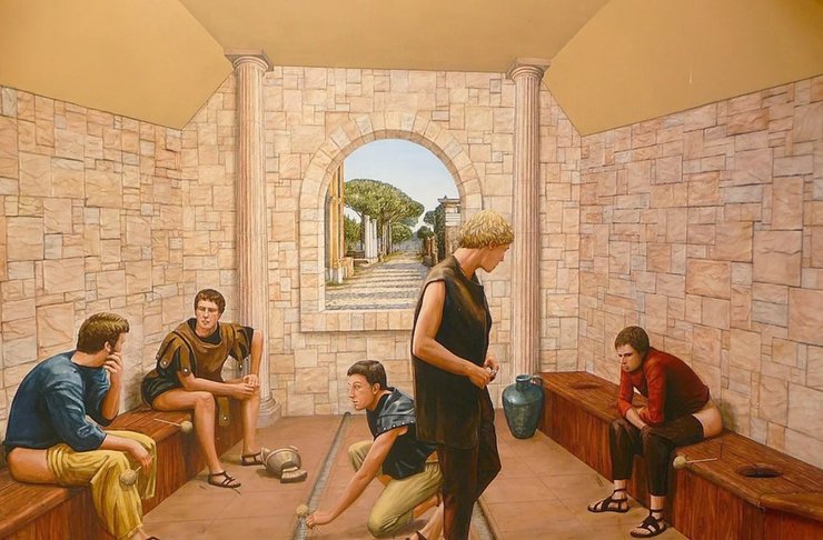 туалет, Древний Рим, археологические раскопки, древние цивилизации, Римская империя