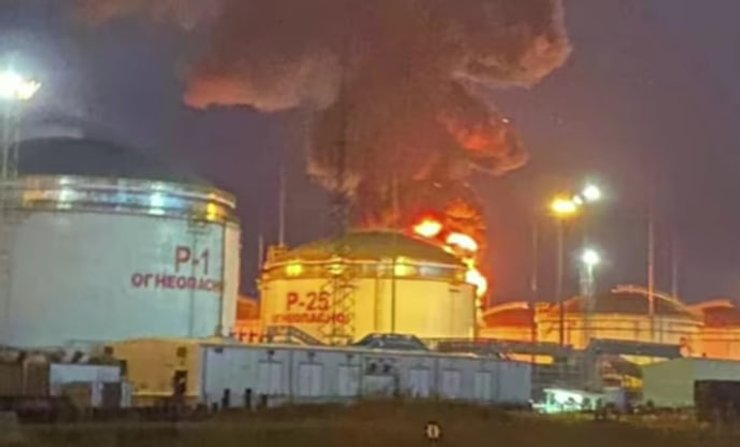 нафтобаза, лютий