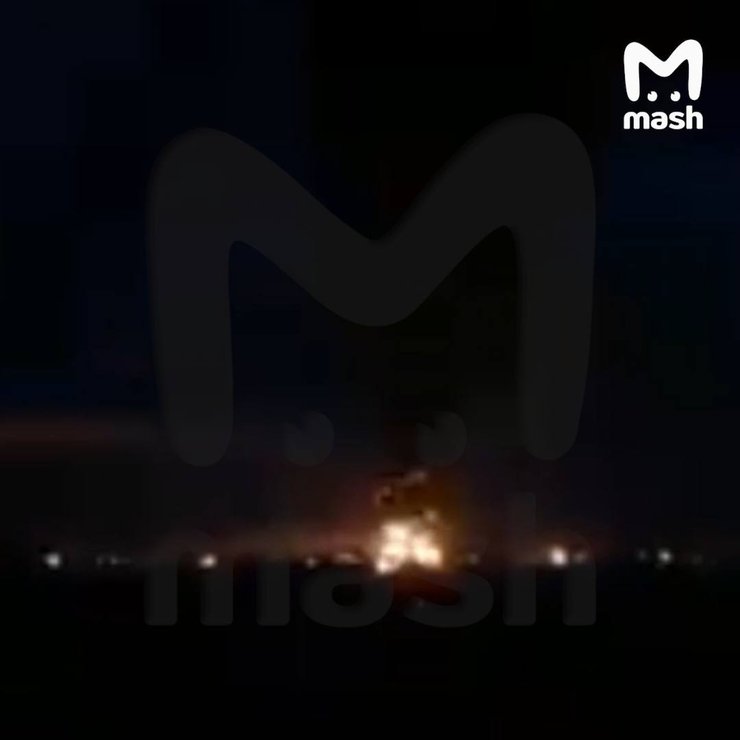 Пожар на НПЗ в Рязани