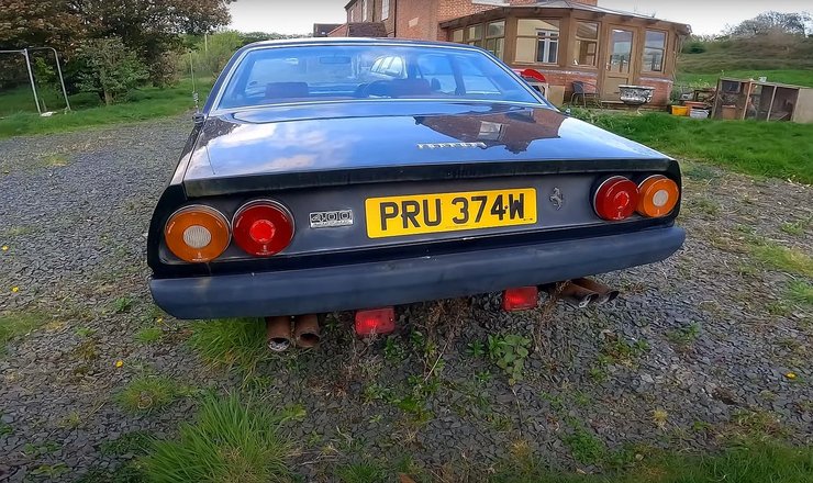 Ferrari 400 auto, купе Ferrari, брошенные авто