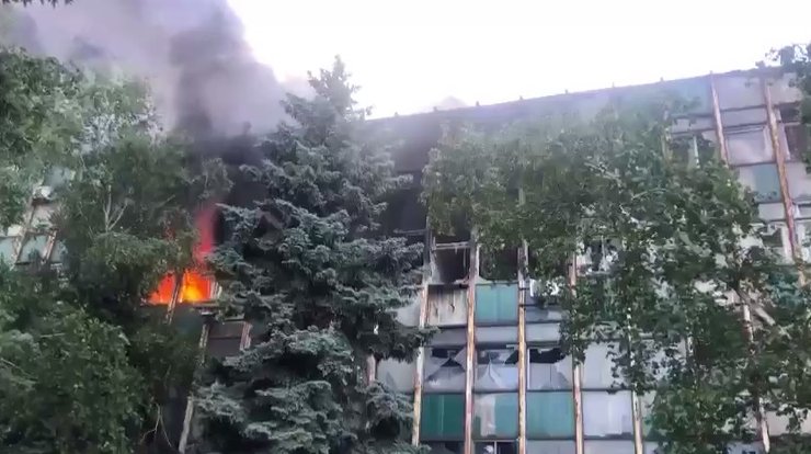 Углегорская ТЭС, обстрел, российские войска, светлодарск, донецкая область