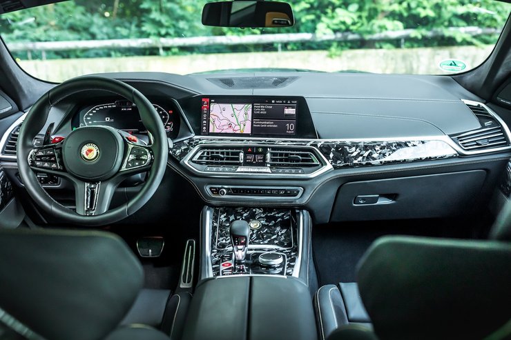 салон BMW X6 Manhart, BMW X6 M, тюнінг BMW X6, Manhart MHX6 WB, BMW X6