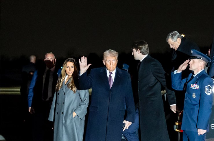 Дональд Трамп Мелания Трамп Вашингтон