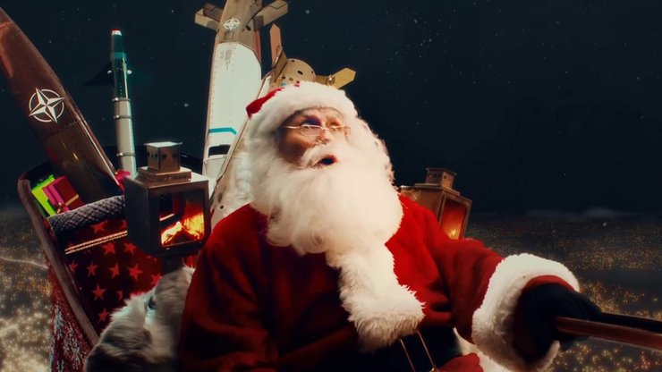 санта клаус, пво, дед мороз, россияне убили санта клауса, российский ролик