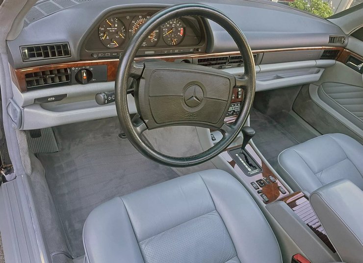 салон мерседес 126, Mercedes W126, Mercedes 560 SEC, купе Мерседес, капсула времени