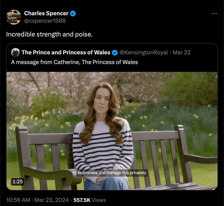 Кейт Миддлтон рассказала о борьбе с раком