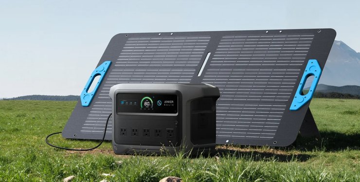 Зарядна станція Anker SOLIX C1000 Gen 2 із сонячними панелями