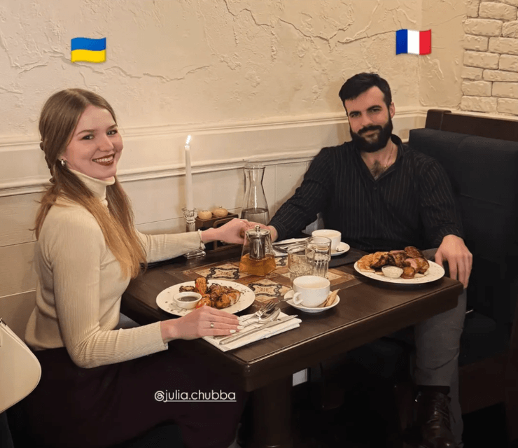 Ніколя Амбер з дружиною