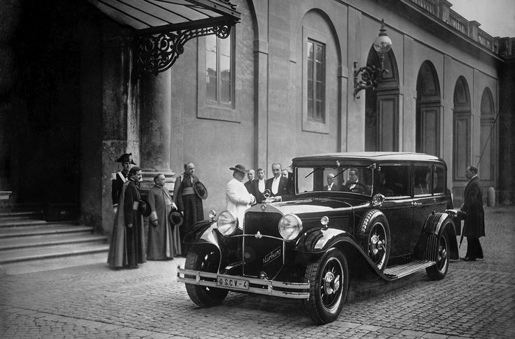 Mercedes 460 Nurburg, папамобиль Mercedes