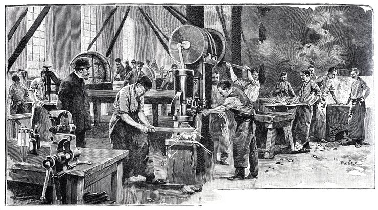 профессия, работа, шахта, учителя, образование, промышленность, машинистки, клерки, плотники, США, бизнес