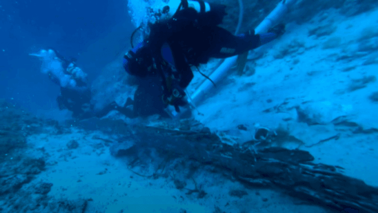 исследователи обнаружили затонувший корабль