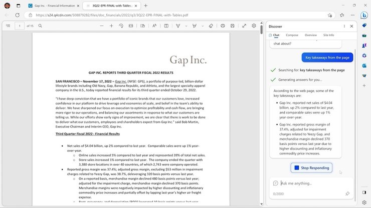 ChatGPT, чат-бот, финансовый отчет