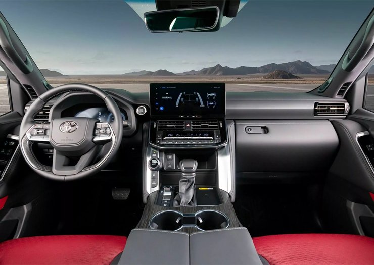 Салон Toyota LC300, Toyota Land Cruiser, Toyota Land Cruiser 300, новый Toyota Land Cruiser, Гибрид Toyota Land Cruiser