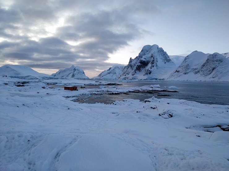 Пейзажи Антарктиды манят снегом и льдом