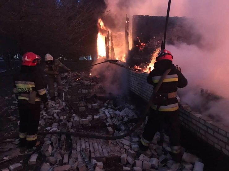 львовская область, старычи, пожар, военный, погибший