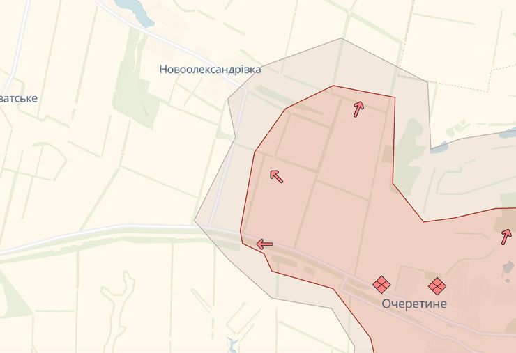 Ситуация на фронте карта