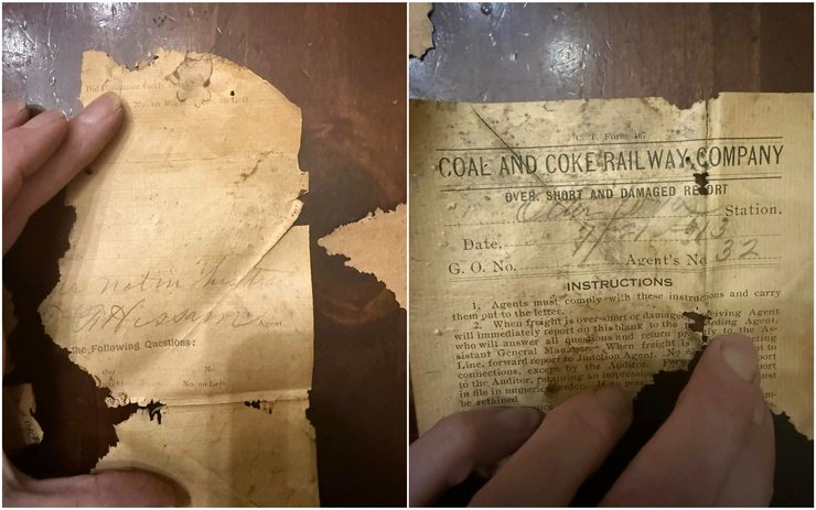 Находки в старом доме, женщина нашла исторические бумажки под полом на чердаке, курьезы, интересные вещи